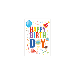 Caspari Classic Birthday - Set Of Six Greeting Cards And Envelopes CLASSICBIRTHDAY