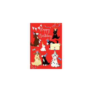 Caspari Kids Birthday - Set Of Six Greeting Cards And Envelopes KIDSBIRTHDAY