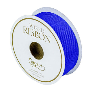 Caspari Grosgrain Ceramic Blue Narrow Ribbon - 1 Spool Of Ribbon R959