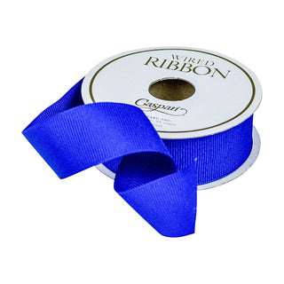 Caspari Grosgrain Ceramic Blue Narrow Ribbon - 1 Spool Of Ribbon R959