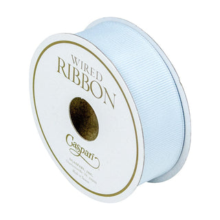 Caspari Grosgrain Light Blue Narrow Ribbon - 1 Spool Of Ribbon R962