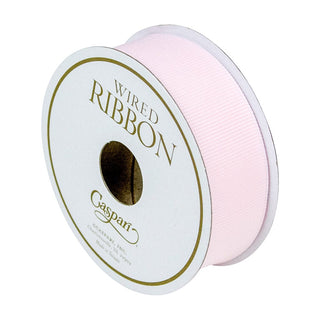 Caspari Grosgrain Powder Pink Narrow Ribbon - 1 Spool Of Ribbon R963