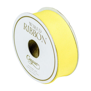 Caspari Grosgrain Jonquil Narrow Ribbon - 1 Spool Of Ribbon R964