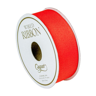 Caspari Grosgrain Mandarin Narrow Ribbon - 1 Spool Of Ribbon R965