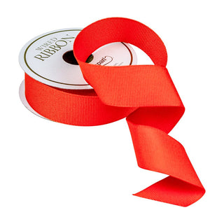 Caspari Grosgrain Mandarin Narrow Ribbon - 1 Spool Of Ribbon R965