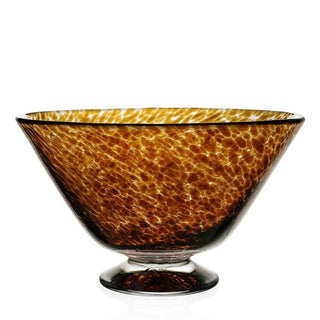 William Yeoward Crystal Copy of Vanessa Bowl in Tortoise - 12"