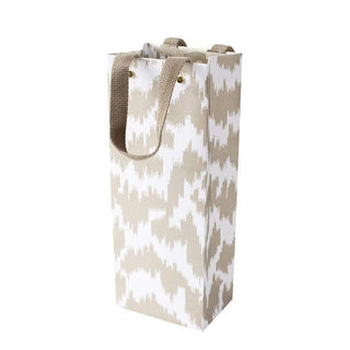 Caspari Modern Moiré Wine & Bottle Gift Bag - 1 Each 10003B4