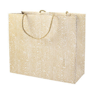 Caspari Pebble Large Gift Bag in Gold - 1 Each 100300B3