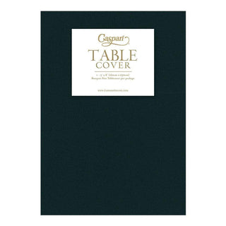 Caspari Paper Linen Solid Table Cover in Black - 1 Each 102TCL