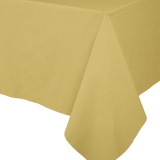 Caspari Paper Linen Solid Table Cover in Gold - 1 Each 112TCL