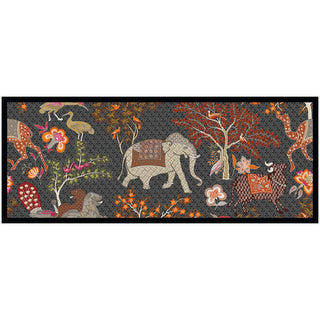 Caspari Le Jardin De Mysore Lacquer Bar Tray - 20X8 11930LQBAR