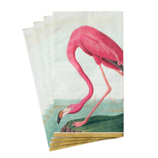 Caspari Audubon Birds Paper Guest Towel Napkins - 15 Per Package 13120G