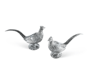 Vagabond House Pewter Pheasants Salt & Pepper Set 14977