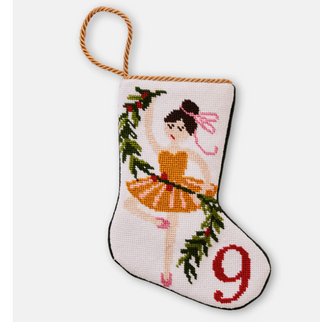 Bauble Stockings 12 Days- 9 Ladies Dancing Bauble Stocking 15249