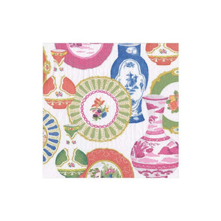 Caspari Meissen Paper Cocktail Napkins - 20 Per Package 15780C