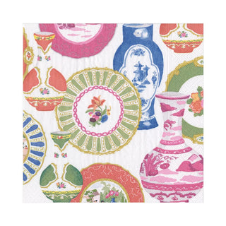 Caspari Meissen Paper Luncheon Napkins - 20 Per Package 15780L