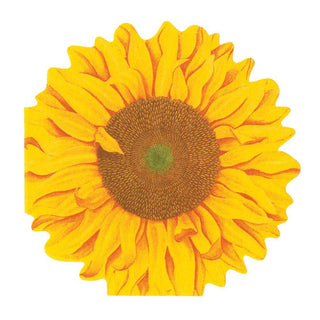 Caspari Girasol Die-Cut Paper Linen Party Napkins - 15 Per Package 16490LGDC