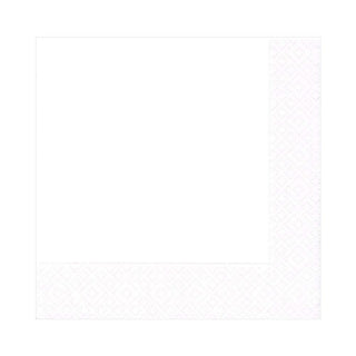 Caspari White Pearl Paper Luncheon Napkins - 20 Per Package 2900L