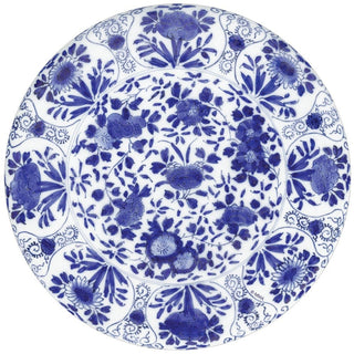 Caspari Delft Die-Cut Placemat in Blue - 4 Per Package 3069PMSX4