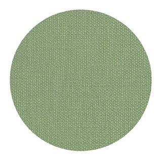 Caspari Classic Canvas Felt-Backed Coasters in Moss Green - 8 Per Box 4017CR