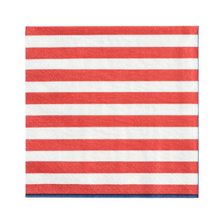 Caspari Stars and Stripes Paper Luncheon Napkins - 20 Per Package 7920L