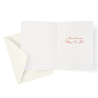 Caspari Red Amaryllis Large Boxed Christmas Cards - 16 Cards & 16 Envelopes 86316