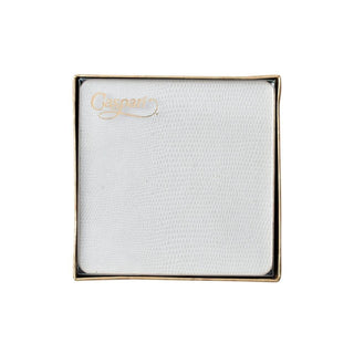 Caspari Square Lizard Coasters in Ivory - 8 Per Box 880894CC