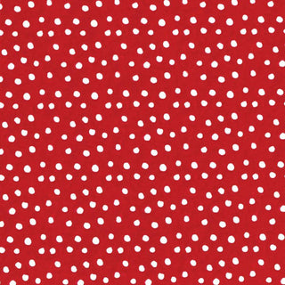 Caspari Small Dots Gift Wrapping Paper on Red High-Gloss - 30" x 8' Roll 88321RC