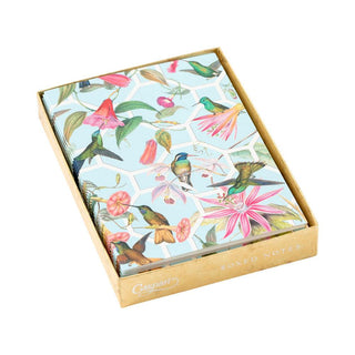 Caspari Hummingbird Trellis Boxed Note Cards - 8 Note Cards & 8 Envelopes 89601.46