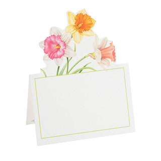 Caspari Daffodil Waltz Die-Cut Place Cards - 8 Per Package 89900P