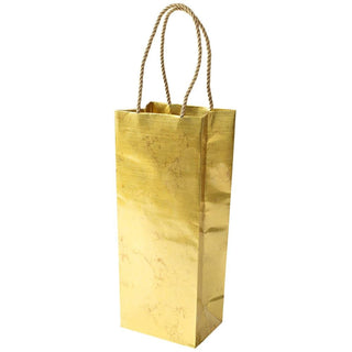 Caspari Antique Gold Wine & Bottle Gift Bag - 1 Each 92920B4