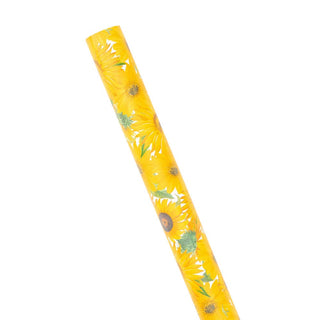 Caspari Sunflowers Gift Wrapping Paper - 30" x 8' Roll 9799RC