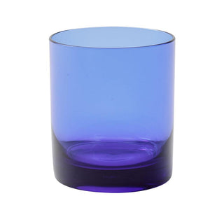 Caspari Acrylic 14oz On the Rocks Highball Glass in Cobalt - 6 Each ACR304X6