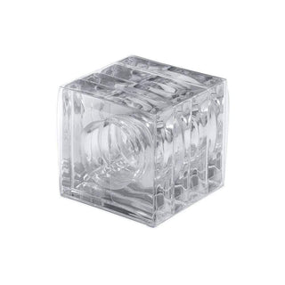 Caspari Acrylic Napkin Rings in Crystal Clear - Set of 4 Napkin Rings ACRNAP100