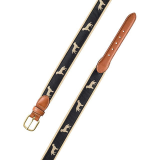 Barrons-Hunter Golden Dog Motif Belt