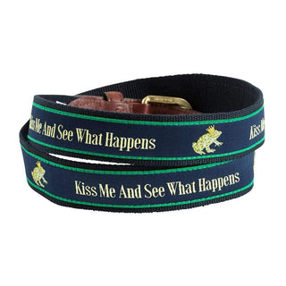 Barrons-Hunter Kiss Me Quote Belt