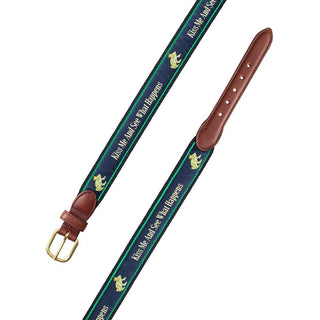 Barrons-Hunter Kiss Me Quote Belt