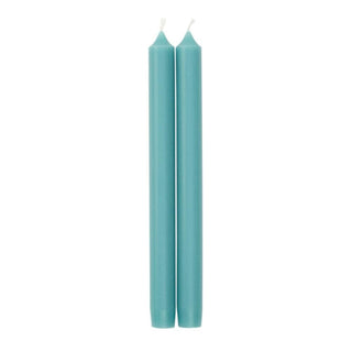 Caspari Straight Taper 10" Candles in Turquoise - 12 Candles Per Box CA40