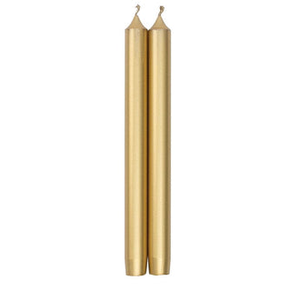 Caspari Straight Taper 12" Candles in Gold - 4 Candles Per Package CA60.12X2