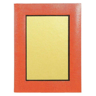 Caspari Lizard 4" x 6" Picture Frame in Orange - 1 Each F23296