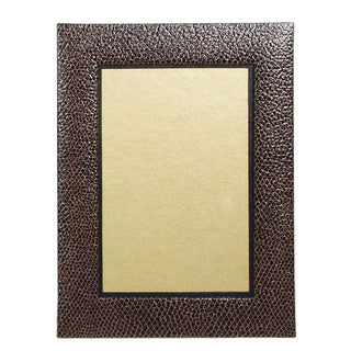 Caspari Snakeskin 4" x 6" Picture Frame in Brown & Black - 1 Each F23297