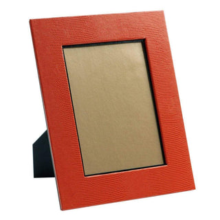 Caspari Lizard 5" x 7" Picture Frame in Orange - 1 Each F7296