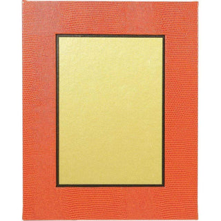 Caspari Lizard 5" x 7" Picture Frame in Orange - 1 Each F7296