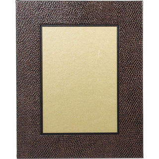 Caspari Snakeskin 5" x 7" Picture Frame in Brown & Black - 1 Each F7297