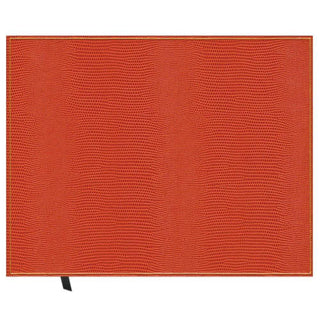 Caspari Lizard Guest Book in Orange - 1 Each G2296