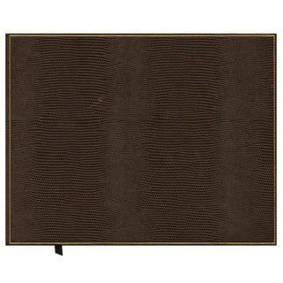 Caspari Snakeskin Guest Book in Brown & Black - 1 Each G2297