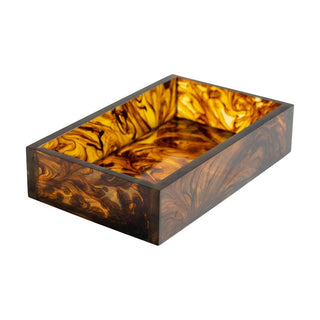 Caspari Tortoiseshell Resin Guest Towel Napkin Holder - 1 Each HG205