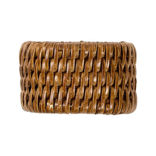 Caspari Rattan Napkin Ring in Dark Natural - 1 Each HN01