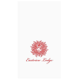 Personalization by Caspari Christmas Motif Personalized Guest Towel Napkins NUTCRACKERGUEST-PL