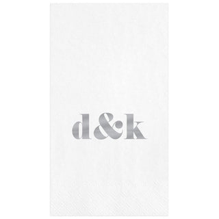 Personalization by Caspari Personalized Double Initial Guest Towel Napkins PG_2INITIAL_GUEST